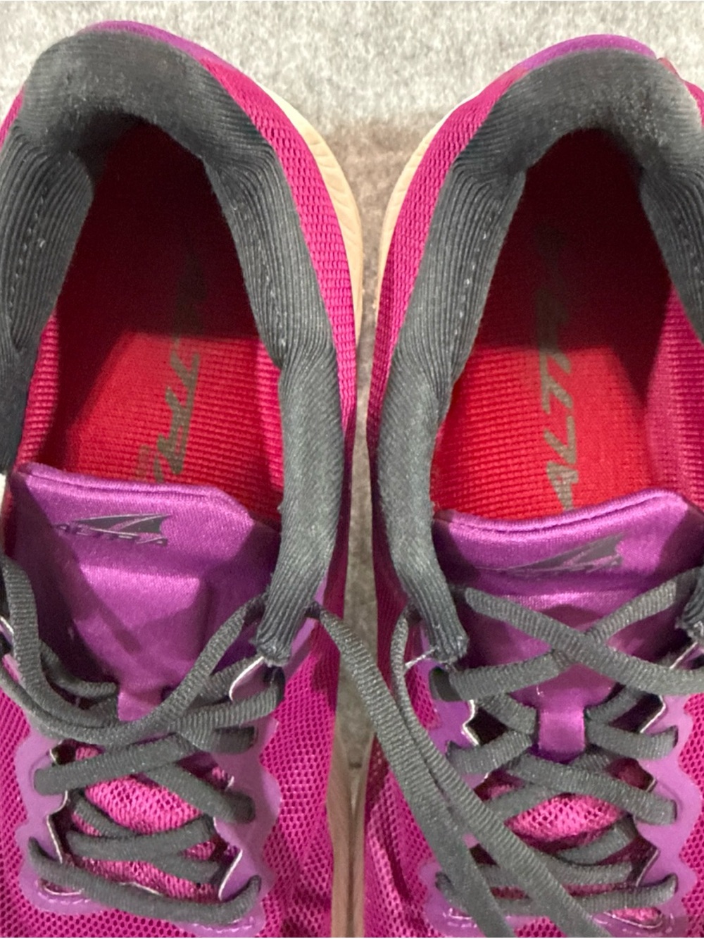 Altra Rivera 3 Running Shoes - Womens 7 - Fuschia Pink Purple Athletic Walking - Picture 11 of 12